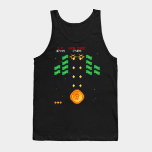 Bitcoin, Dollar, Money, Ethereum, Crypto, Finance Tank Top